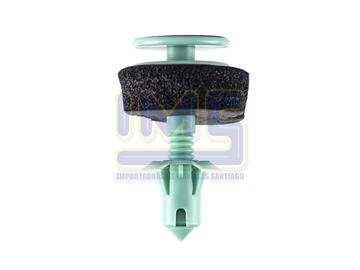 Broche Tapiz Retenedor Plastico Verde Con Negro (compra Minima 25/u) Chevrolet Varios img-1 Importadoraims