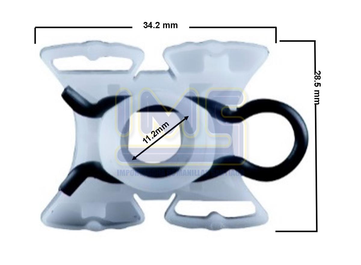 Rodillo de Cremallera Plastico Blanco (compra Minima 25/u) Bmw Varios img-2, Importadoraims