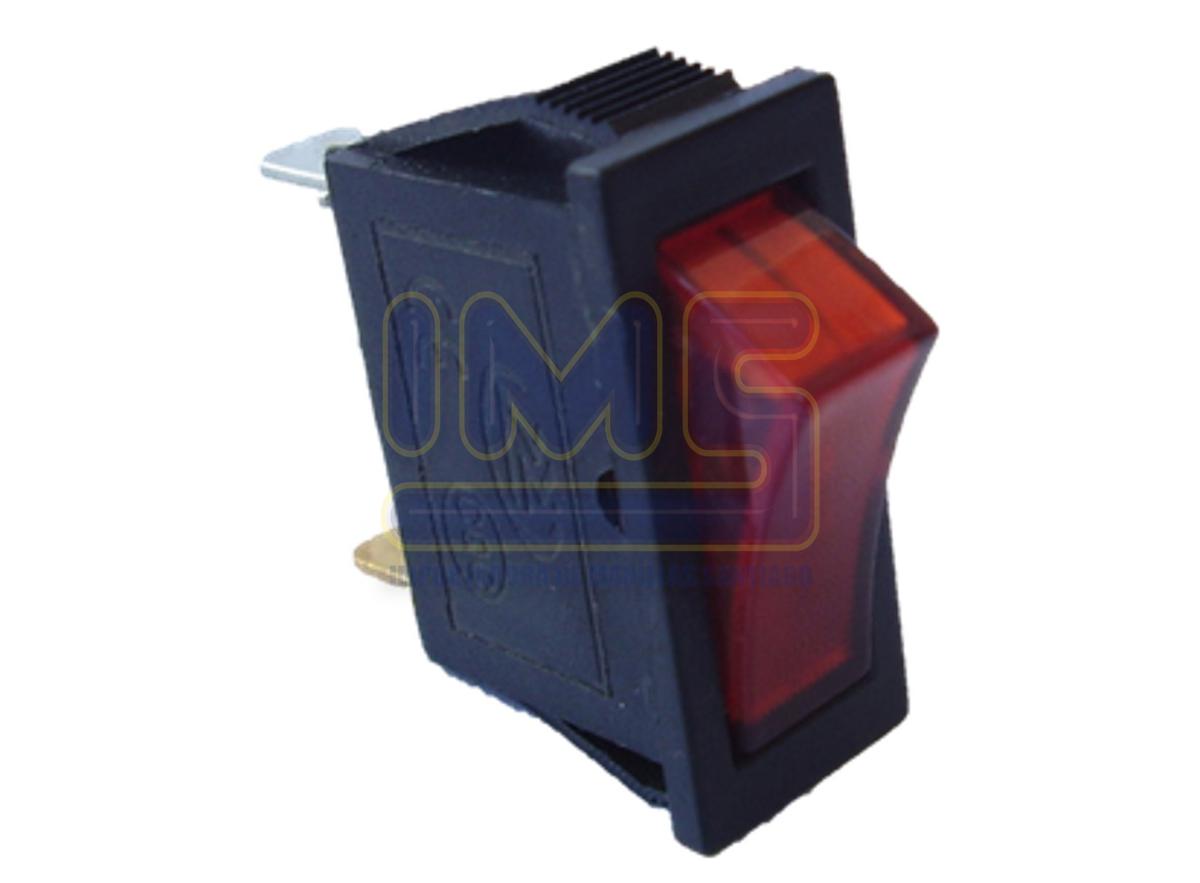 Interruptor de Luz Plastico Rojo Universal Varios img-1, Importadoraims