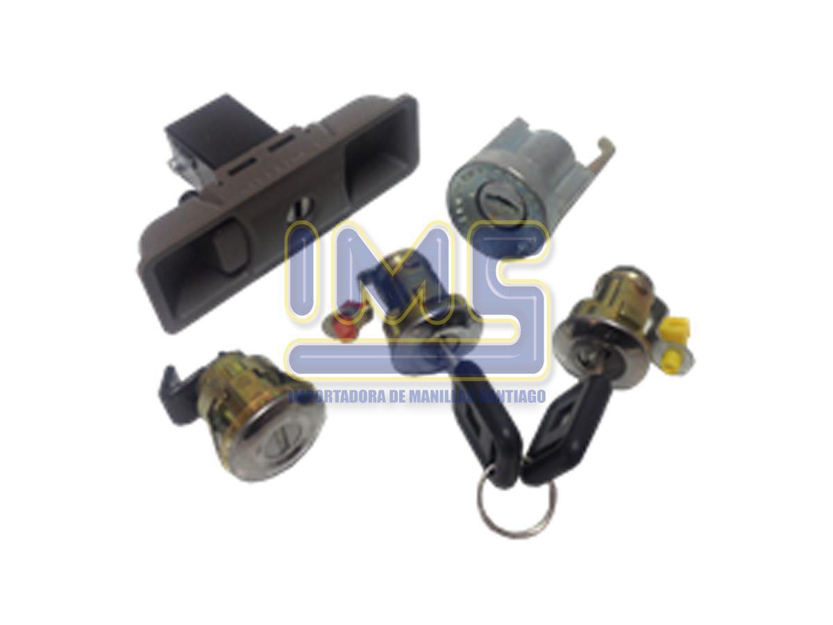 Kit Cilindros Varios : Cilindro Contacto, Cilindro Puerta Delantera Izquierda, Cilindro Puerta Delantera Derecha, Cilindro Guantera y Cilindro Bencina Chevrolet Luv img-1, Importadoraims