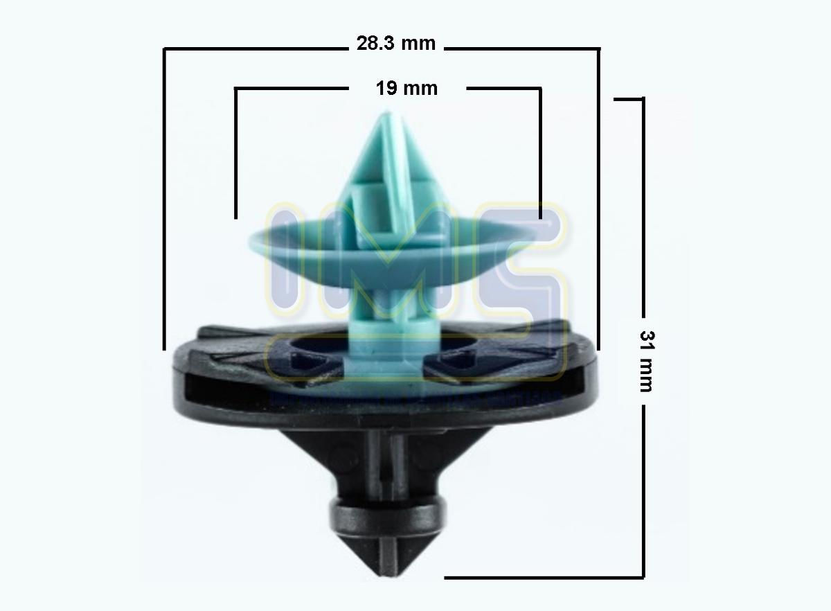 Broche Tapiz Negro Con Celeste  Volswagen  Audi (compra Minima 25/u) Universal Varios img-2, Importadoraims