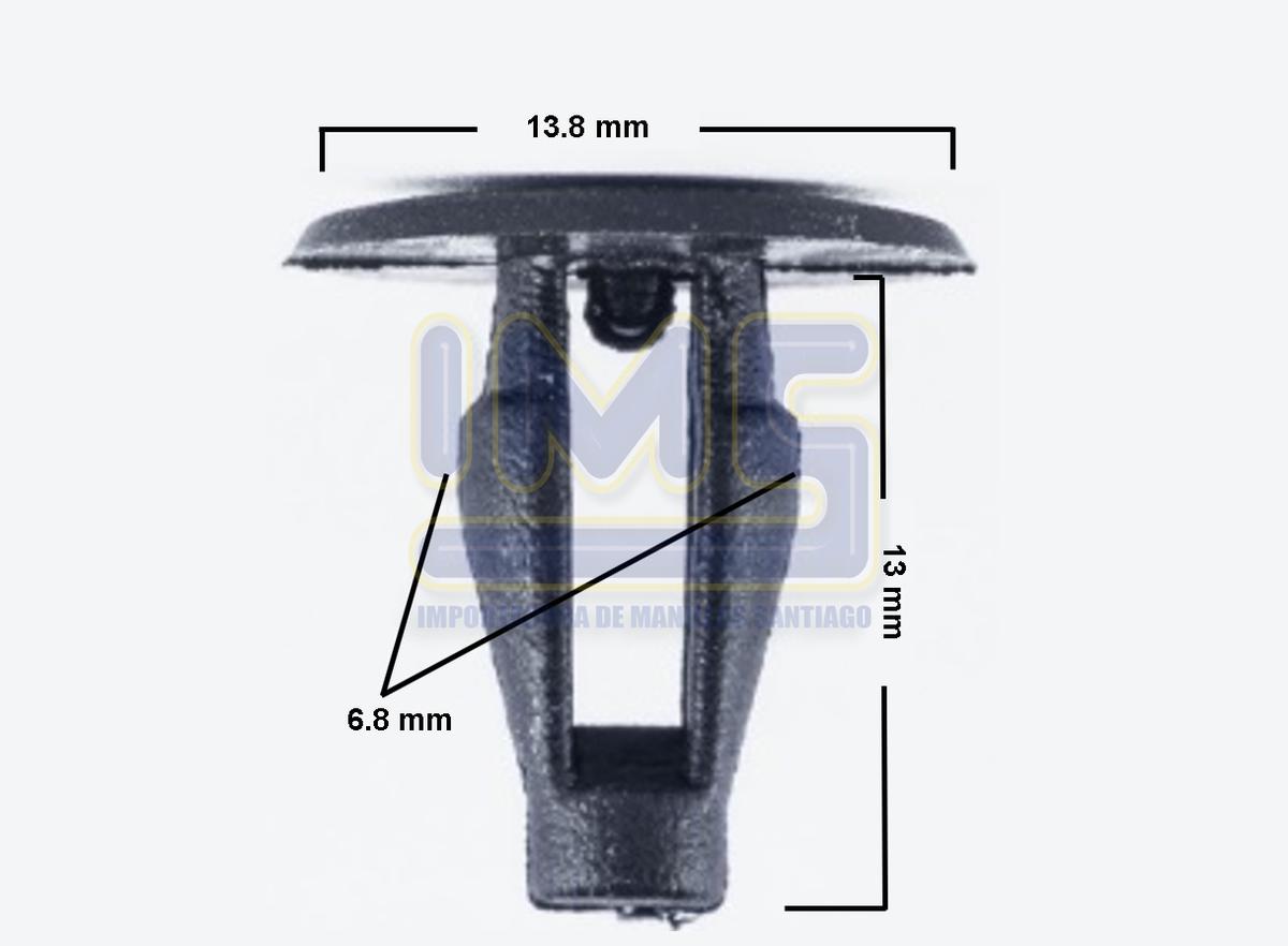 Broche de Tapiz Plastico Negro (compra Minima 25/u) Universal Varios img-1, Importadoraims