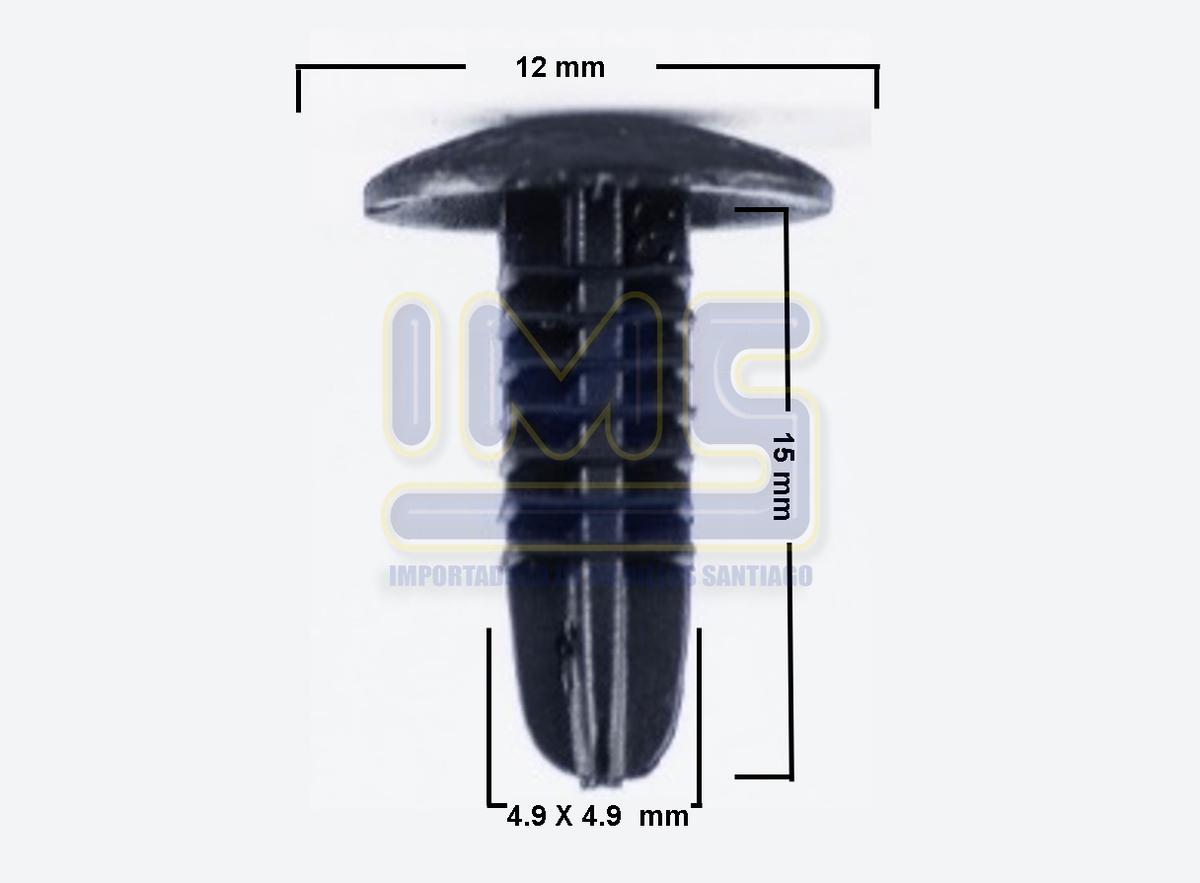Broche de Tapiz Plastico Negro (compra Minima 25/u) Universal Varios img-1, Importadoraims